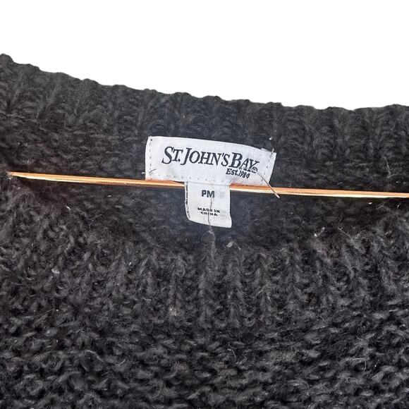 Topshop knit gray ombre dip dye sweater Sz 8 - Picture 7 of 8